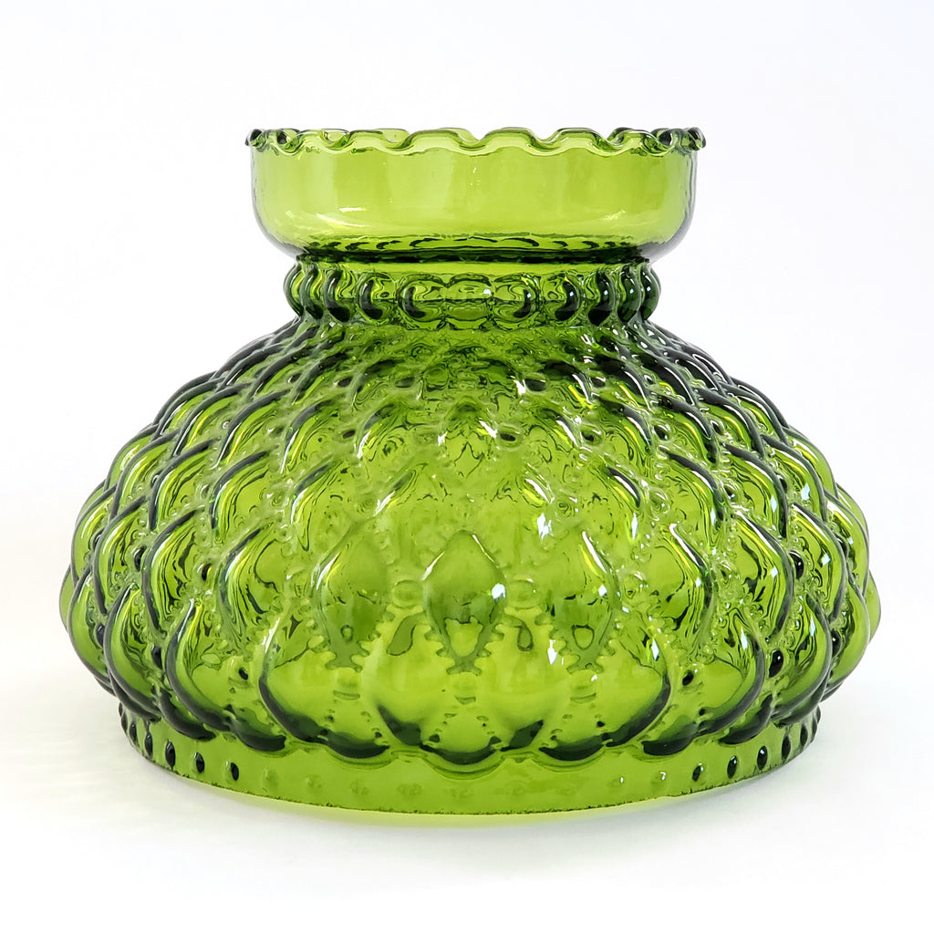 green pattern lamp shade