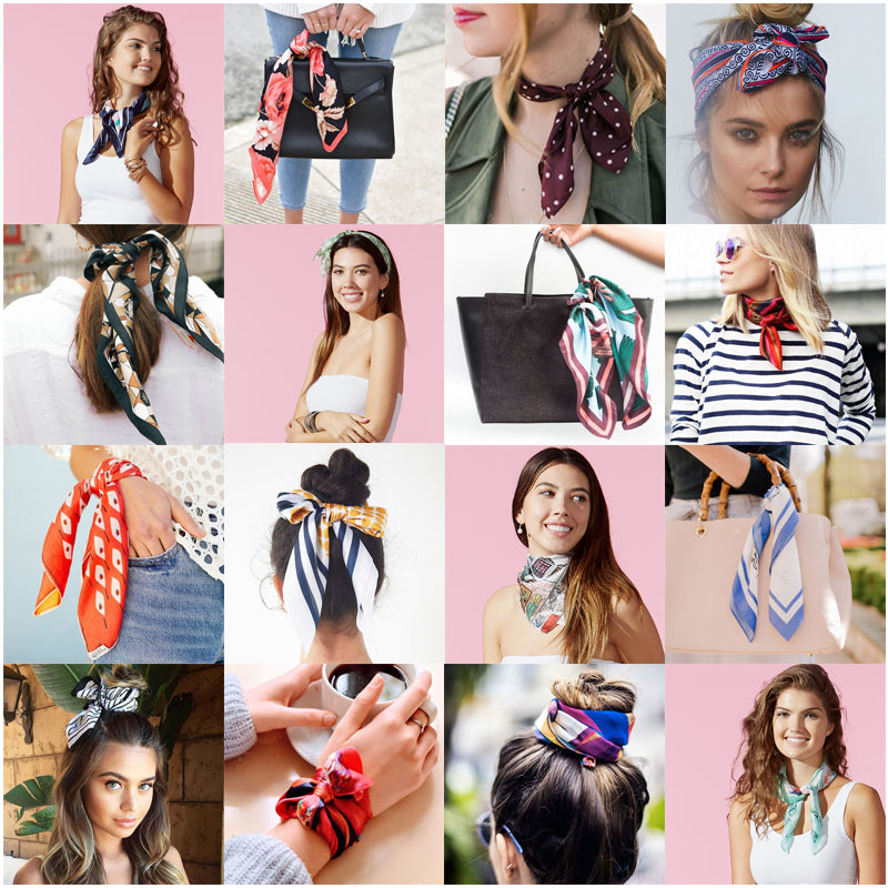 How To Style Mini Scarves Tickled Pink Gift