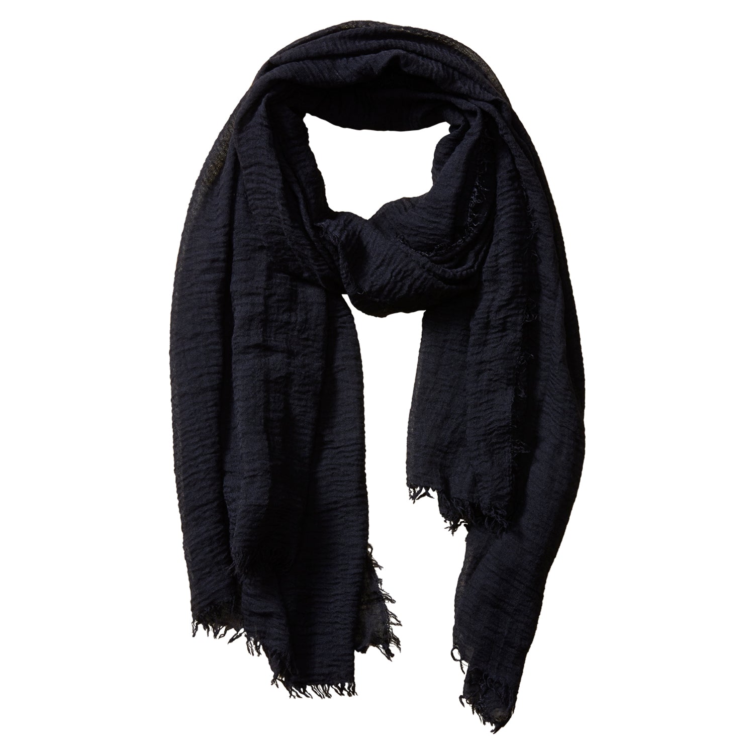 black summer scarf