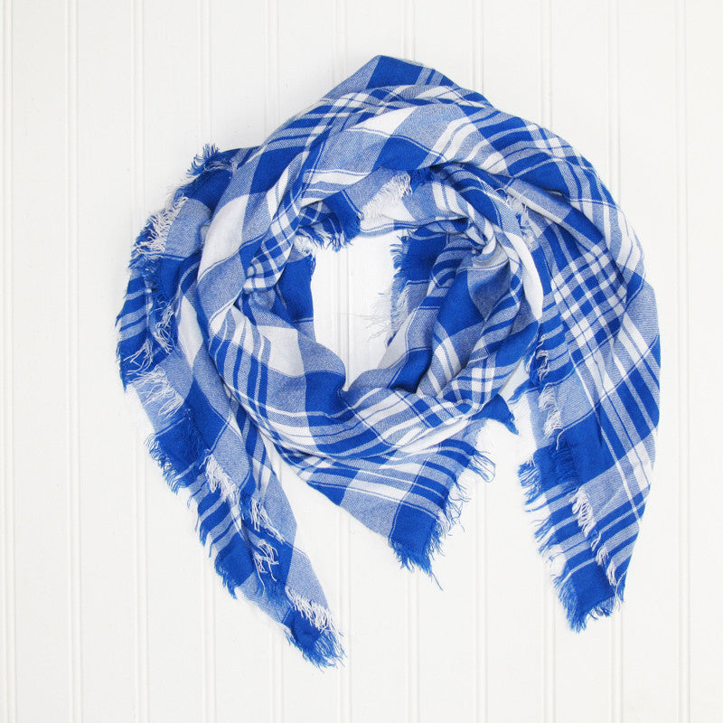 royal blue scarf