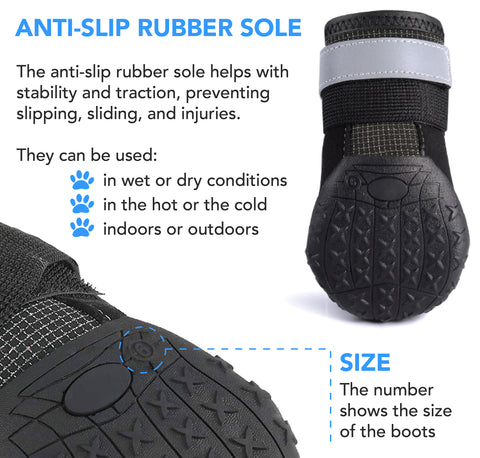 Waterproof Dog Boots - Waterproof Dog Shoes – PetPawsabilities