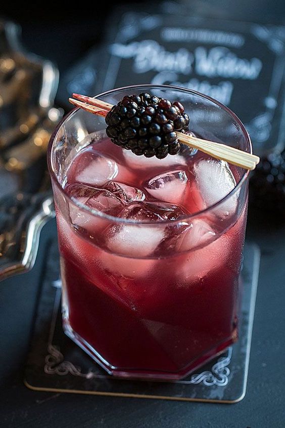 blackberry vodka punch