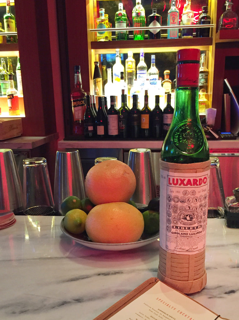 luxxardo and grapefruits at masso osteria red rock casino Nevada