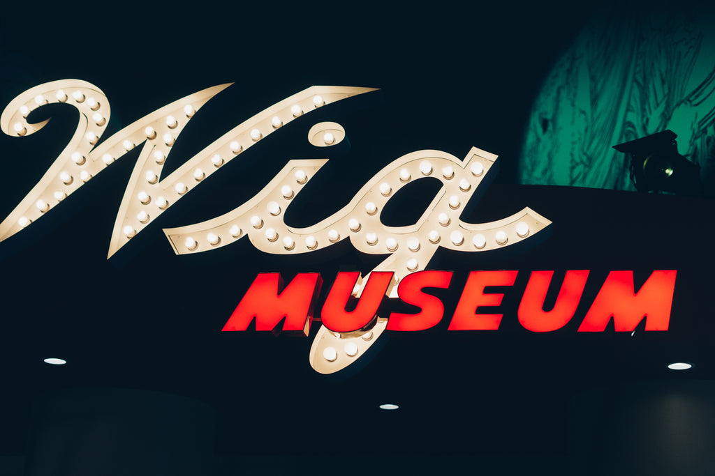 neon sign wig museum Jim shaw Marciano art foundation
