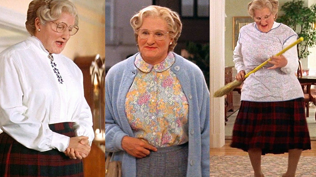 Robin Williams as Mrs. Doubtfire music by Pogo