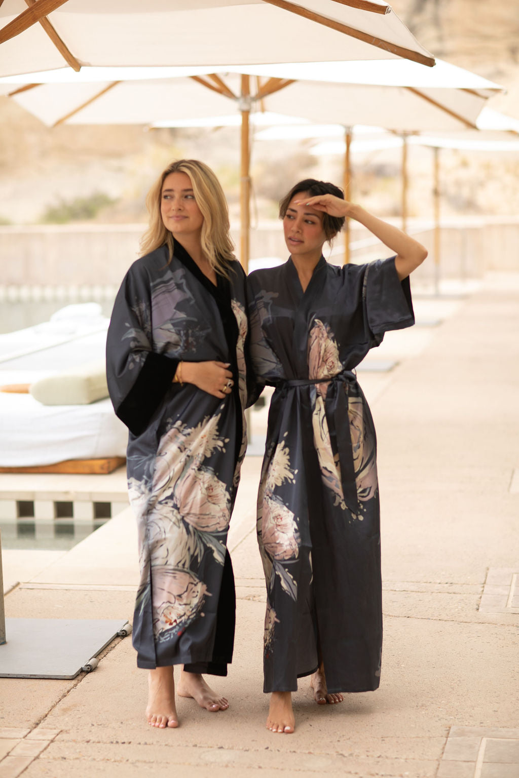 Washable Silk Jia Kimono Robe