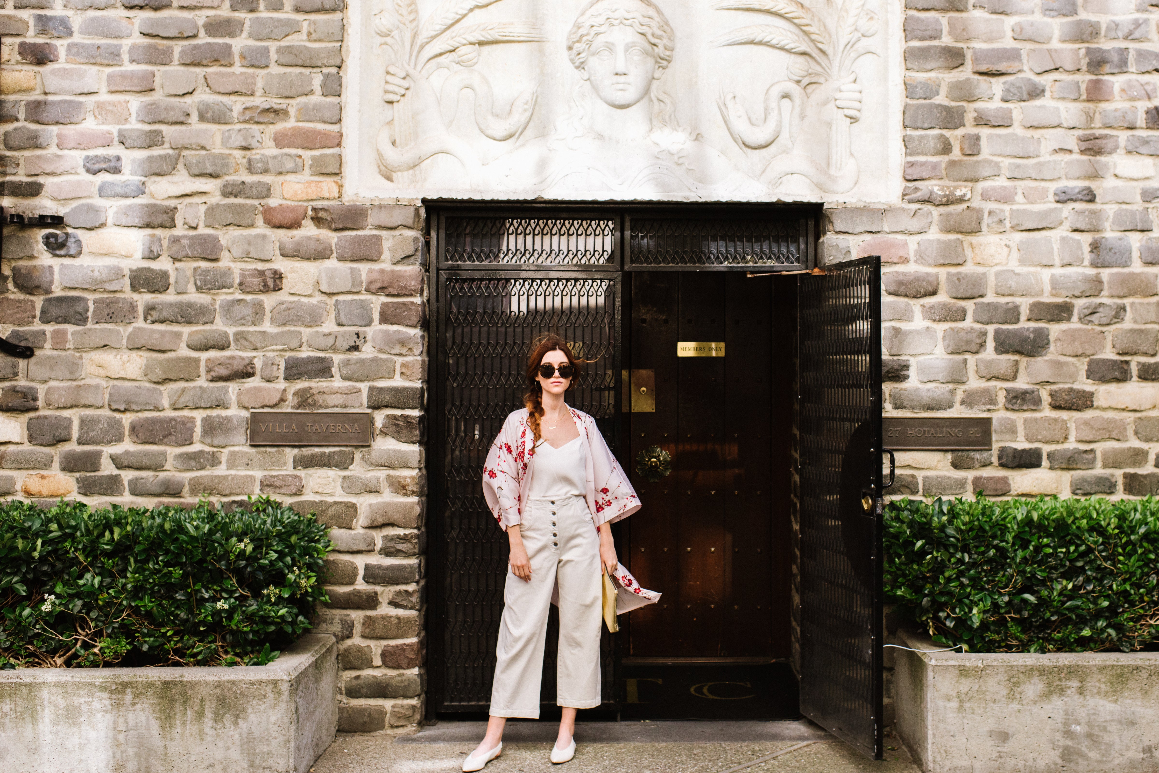 Cherry Blossom & Crane Kimono Robe