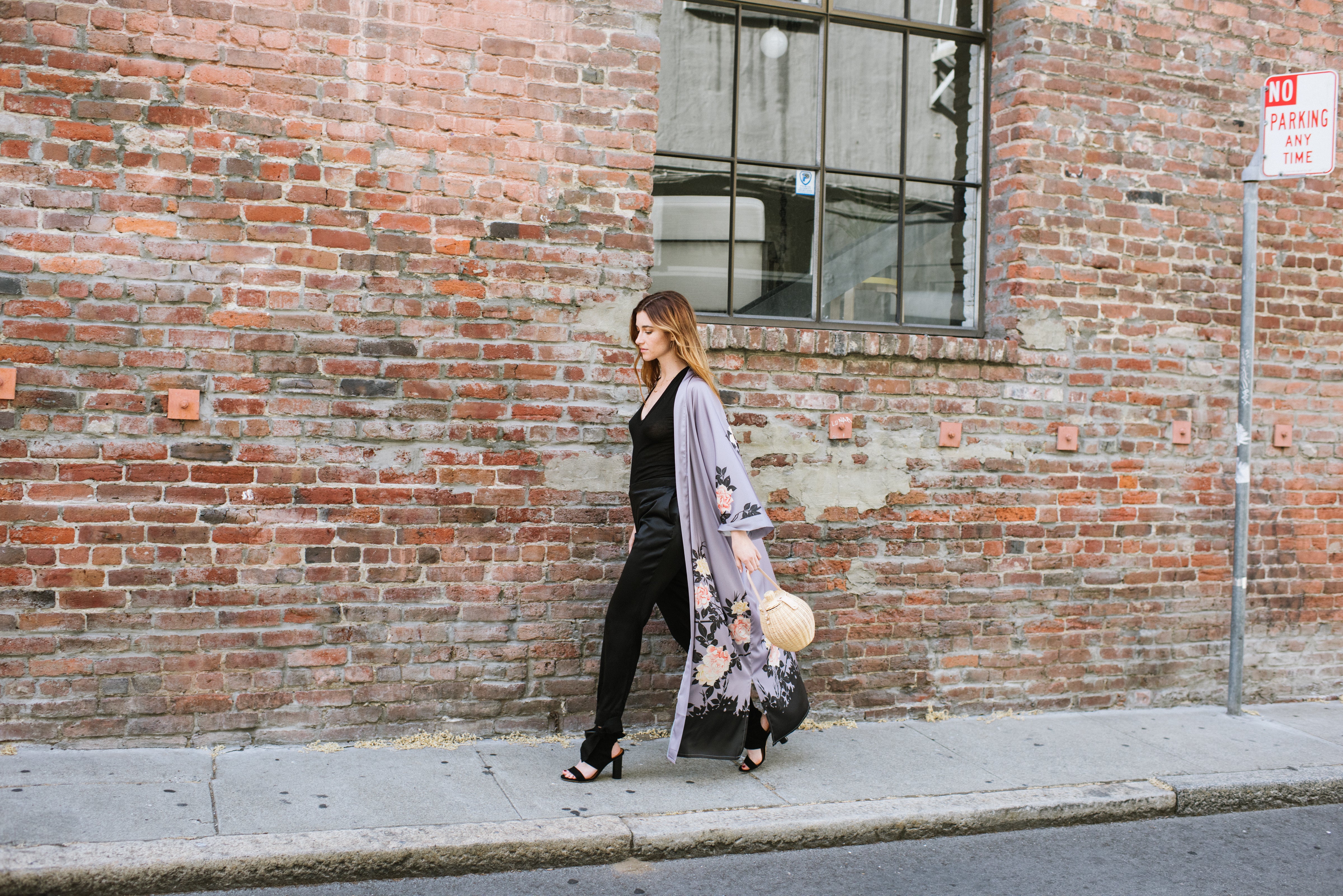 Blush Rose Kimono Robe