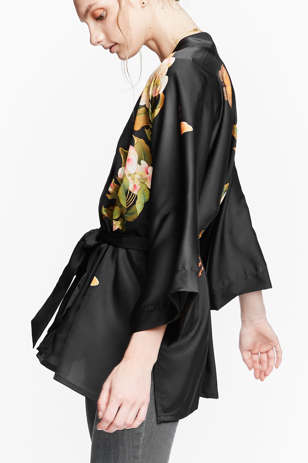 ladies short kimono jacket