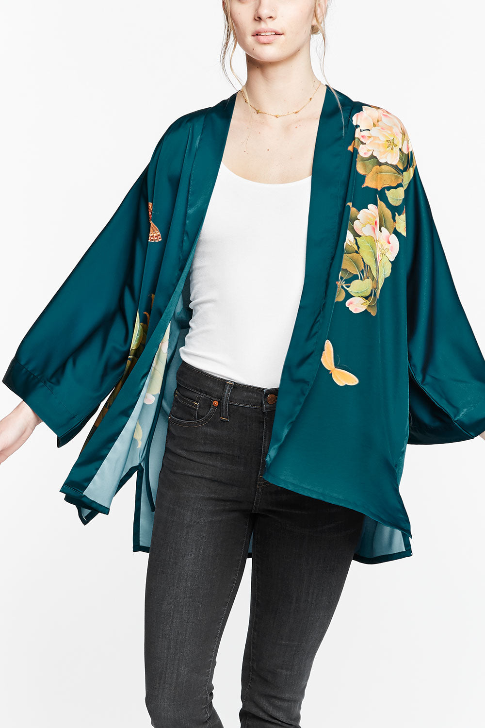 Peony & Butterfly Kimono Jacket