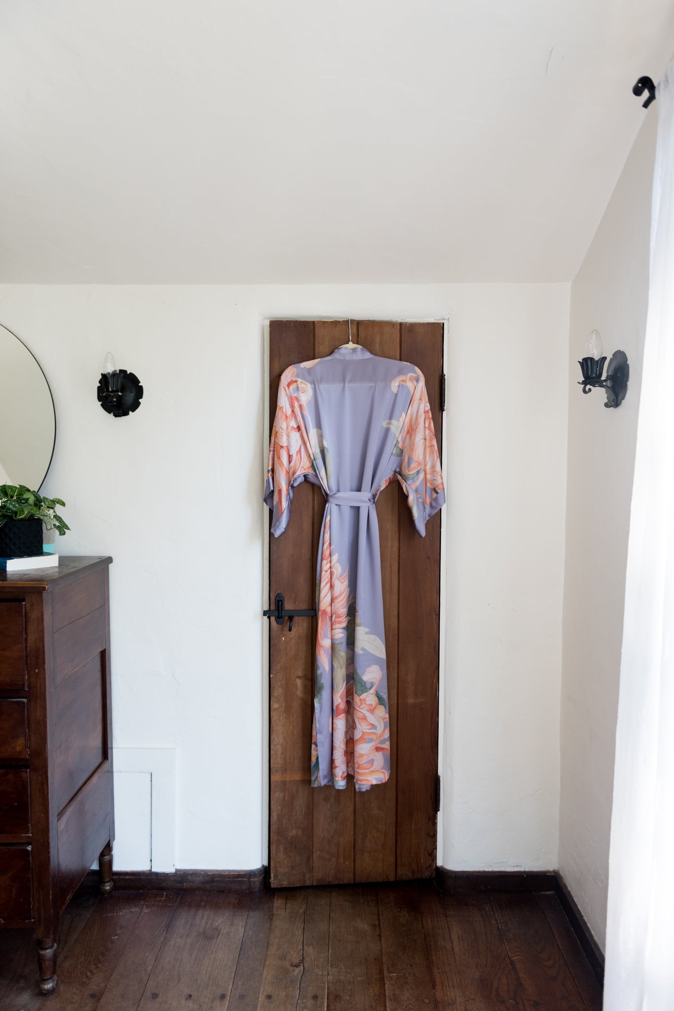 Silk Kiku Kimono Robe