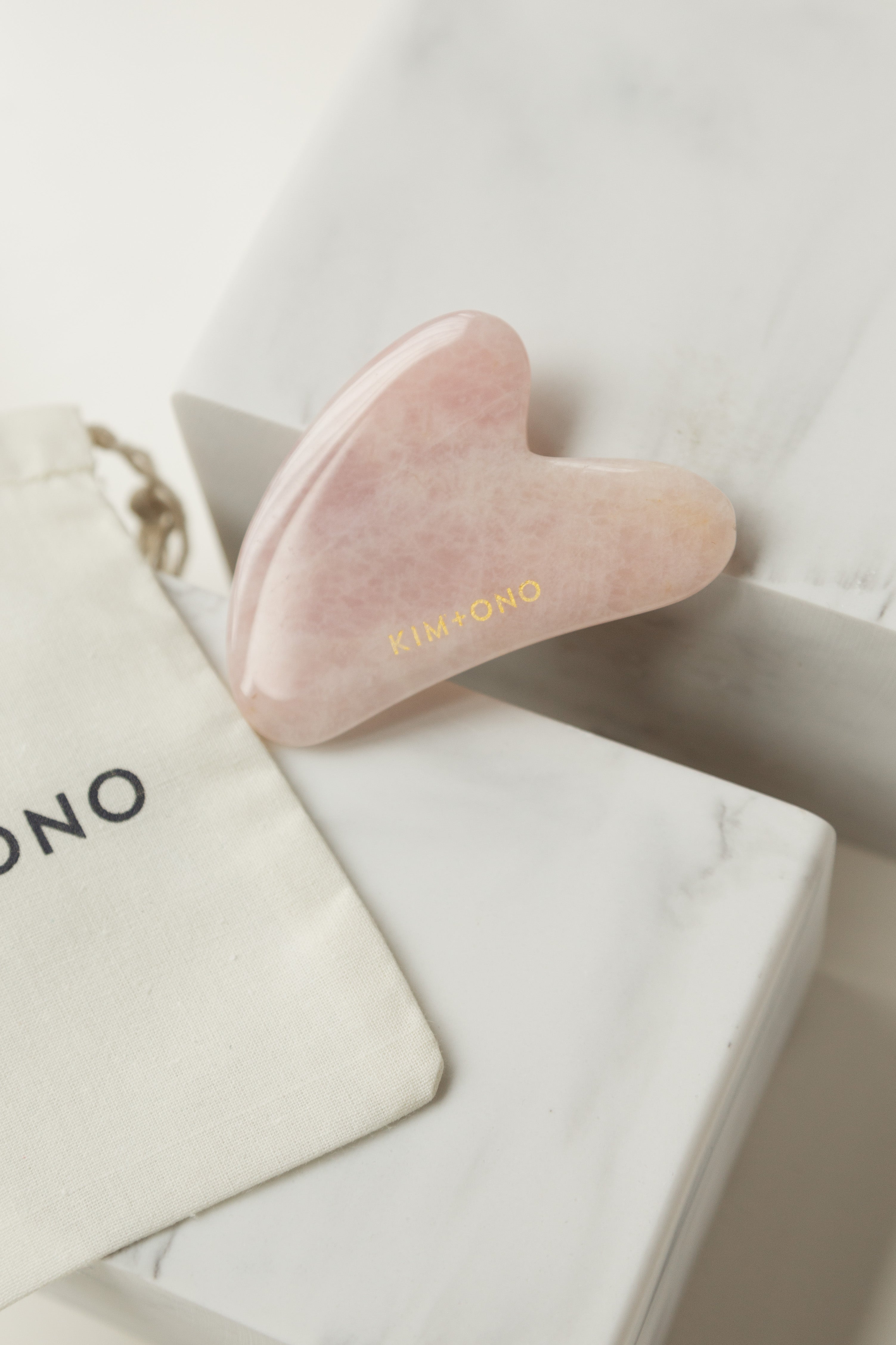 KIM+ONO Rose Quartz Gua Sha