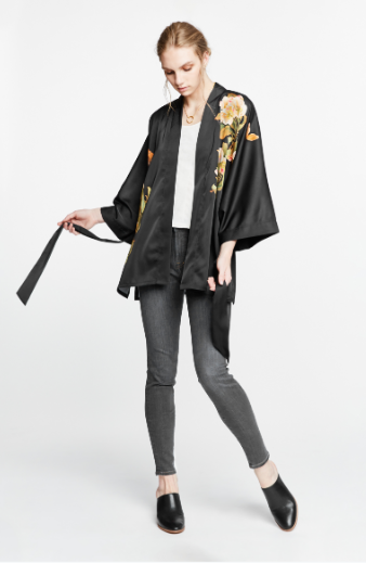 Peony & Butterfly Kimono Jacket