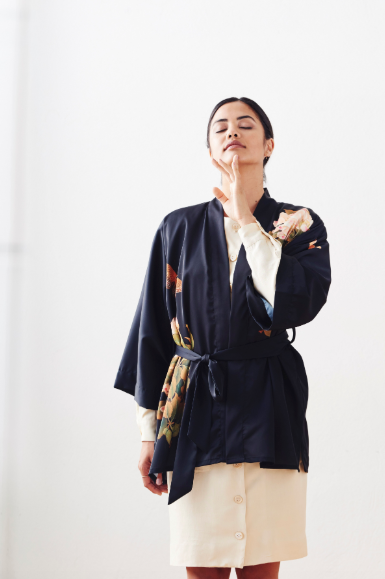 Peony & Butterfly Kimono Jacket