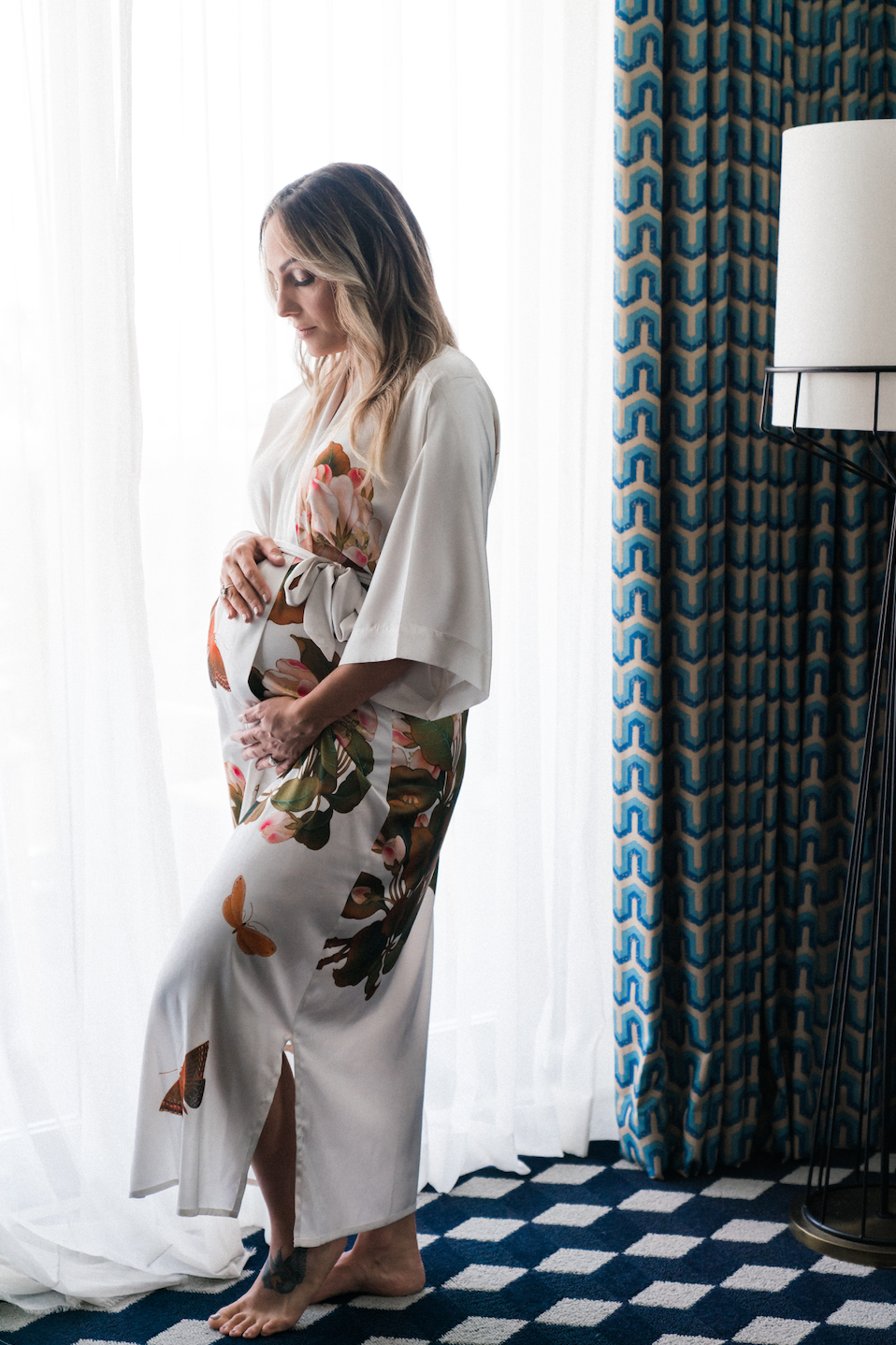 Peony & Butterfly Kimono Robe