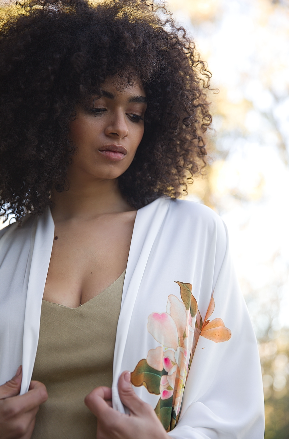 Peony & Butterfly Kimono Robe