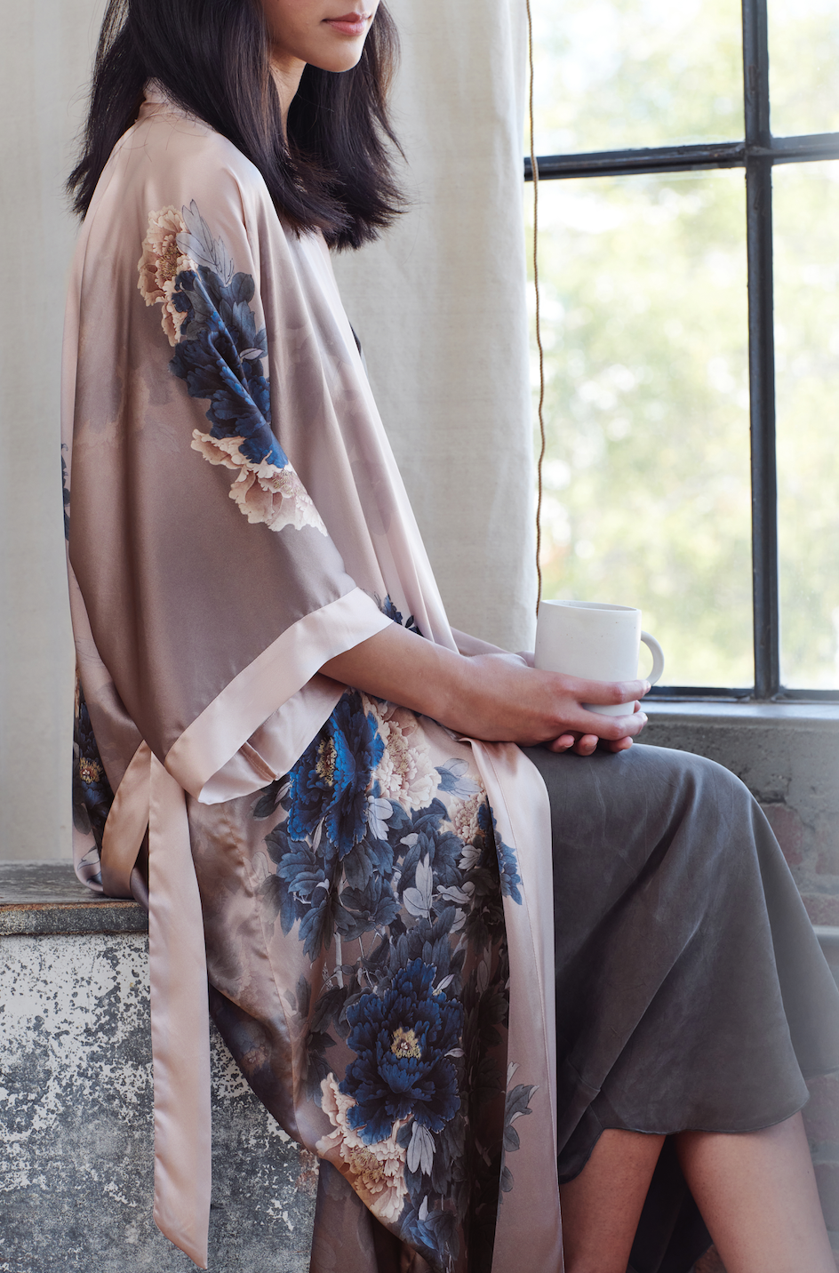 Silk Keina Kimono Robe