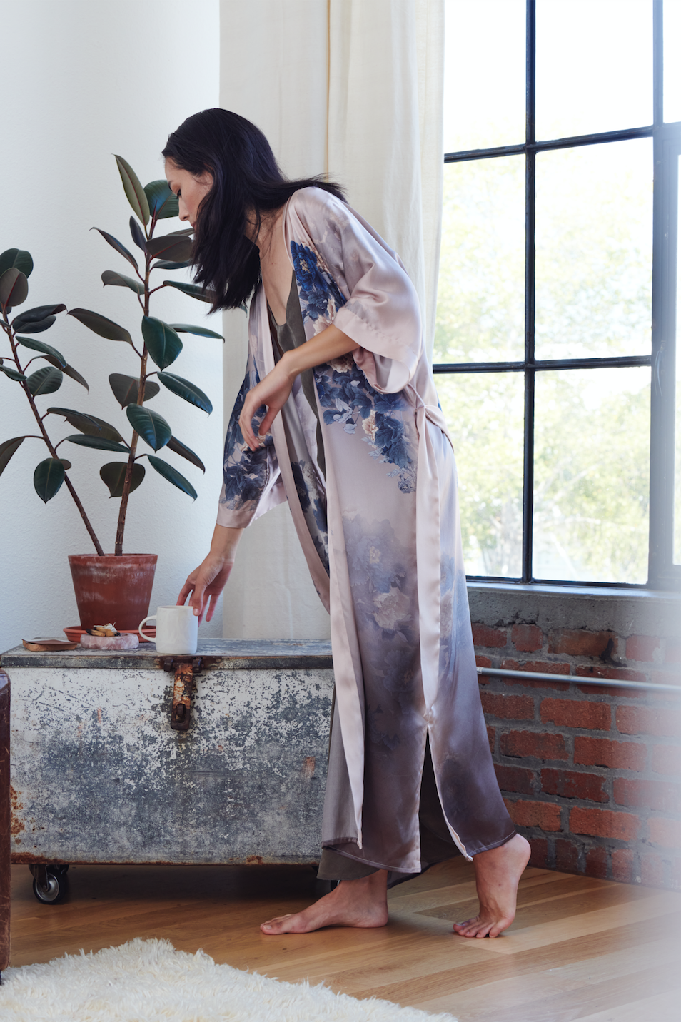 Silk Keina Kimono Robe