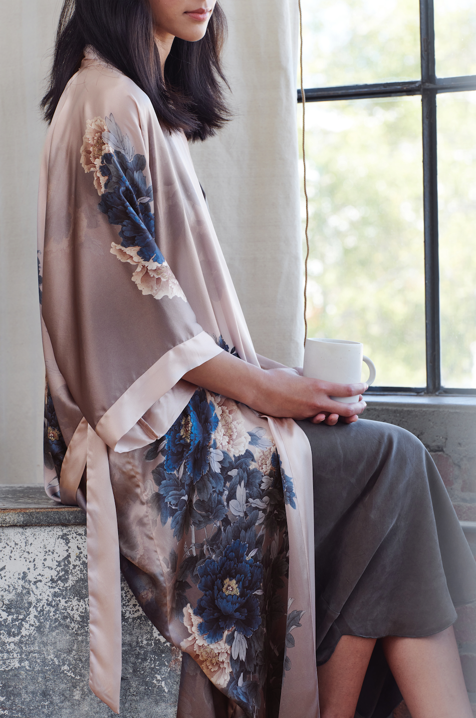 Silk Keina Kimono Robe