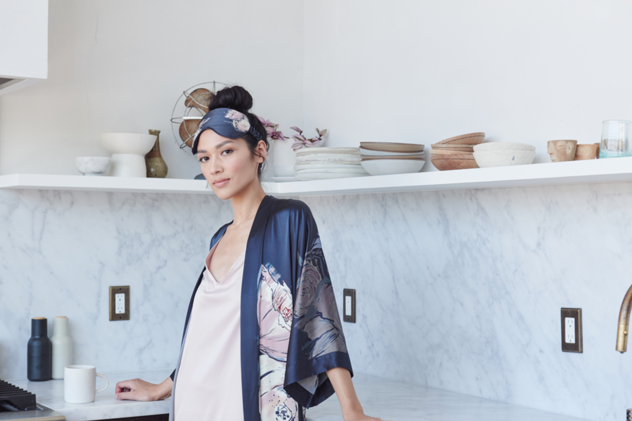 Washable Silk Jia Kimono Robe