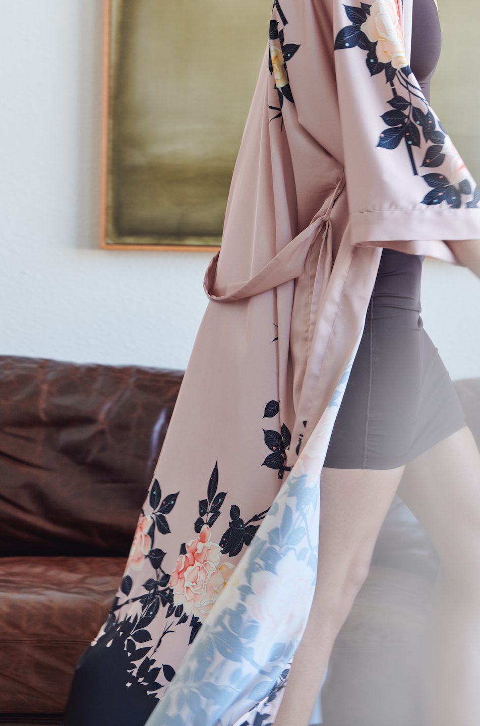 Blush Rose Kimono Robe