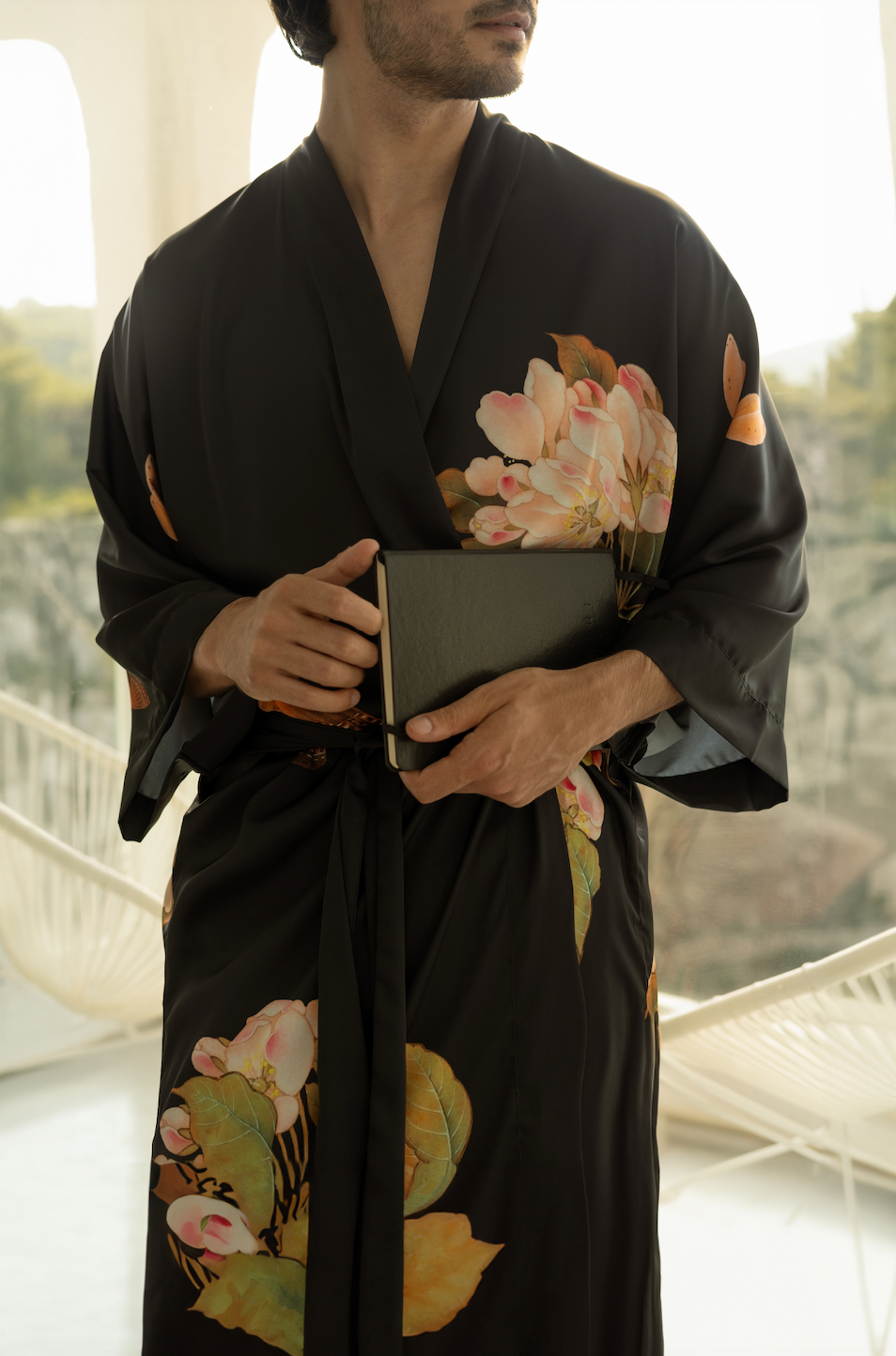 Peony & Butterfly Kimono Robe