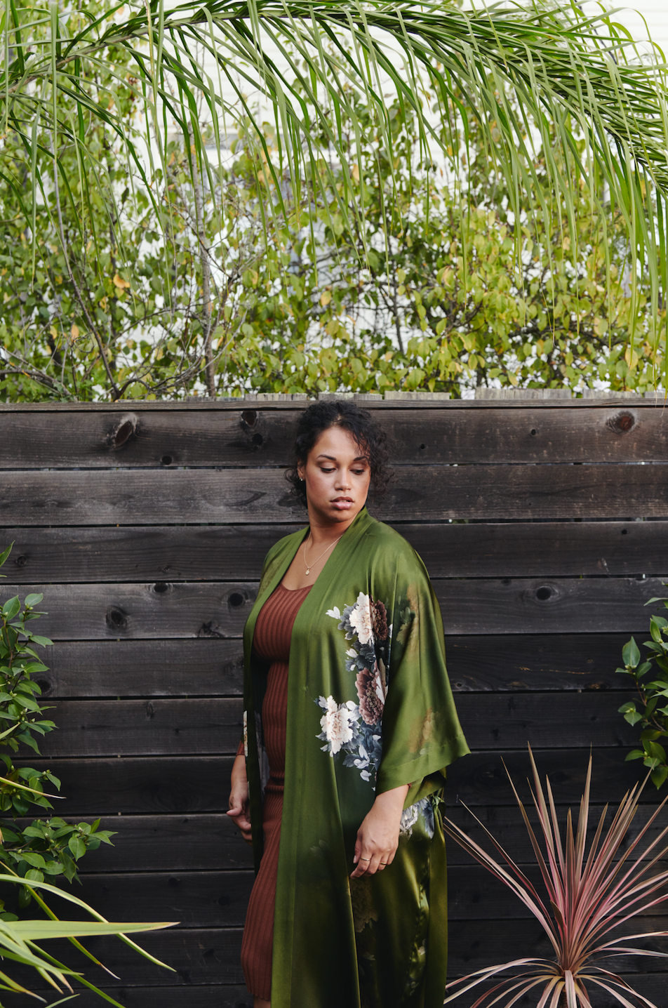 Plus Size Silk Keina Kimono Robe