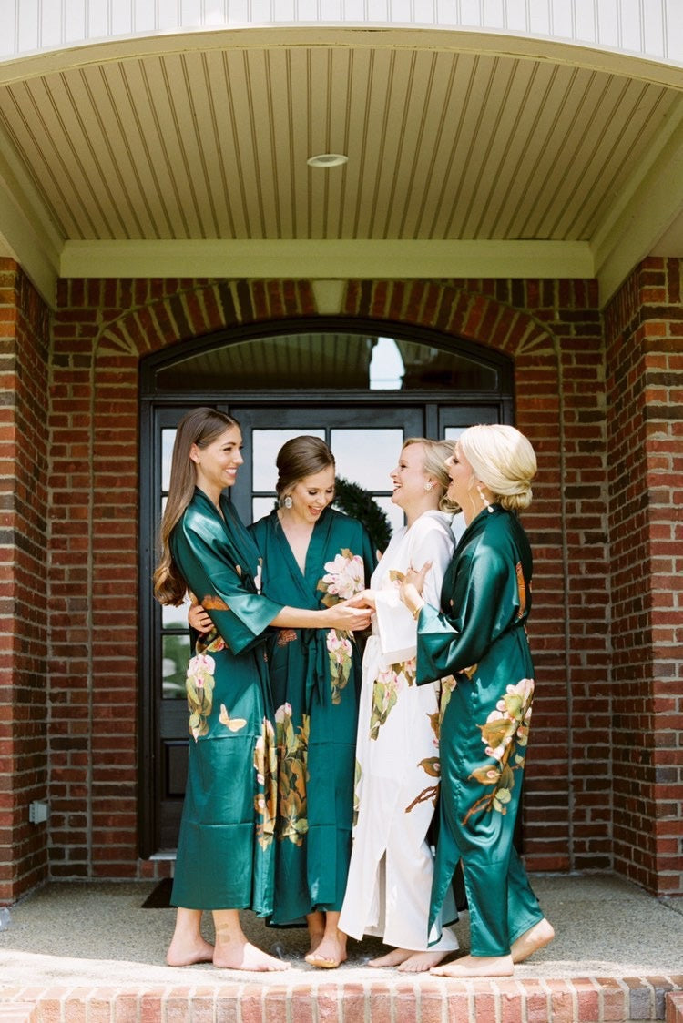 Peony & Butterfly Kimono Robe