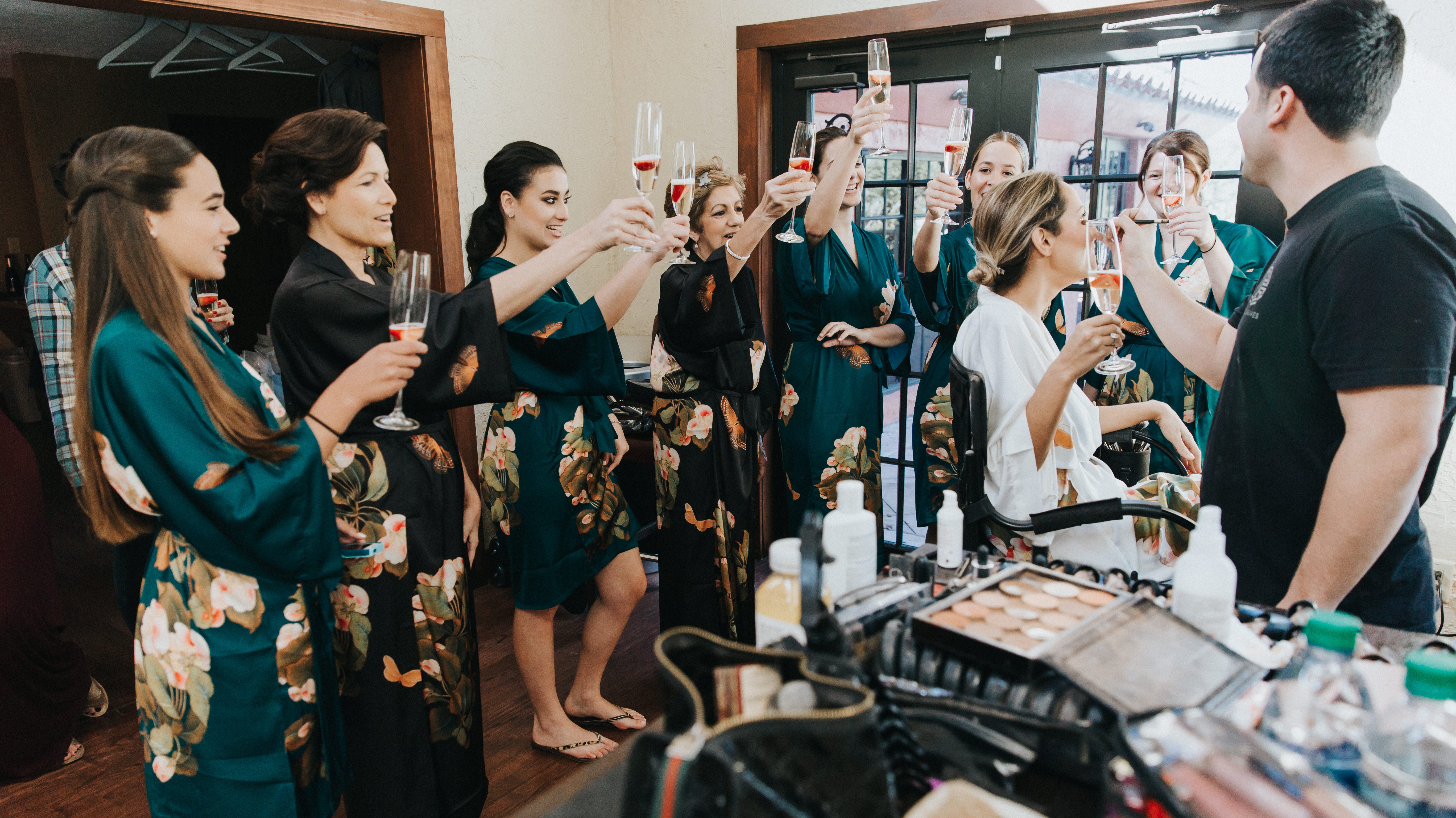 Peony & Butterfly Kimono Robe