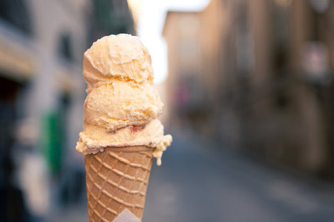 Gelato with Balsamic Vinegar