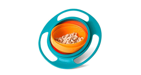 360 Rotate Spill-Proof Gyro Bowl for Children
