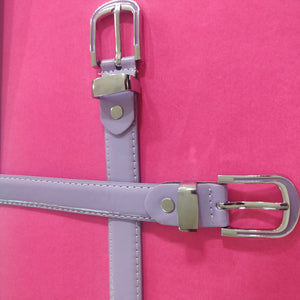 Lavender Lust  - Fun Popping Belt With Metal Buckle