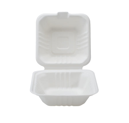 9 x 6 x 3.1 Bagasse Takeout Containers