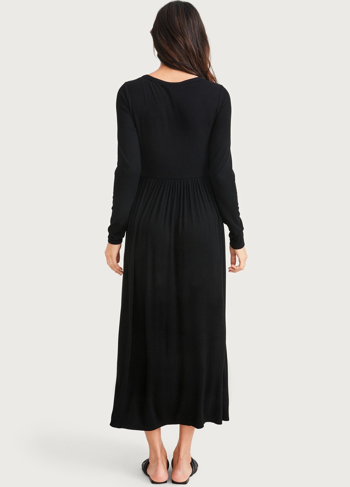 The Softest Rib Nursing Dress