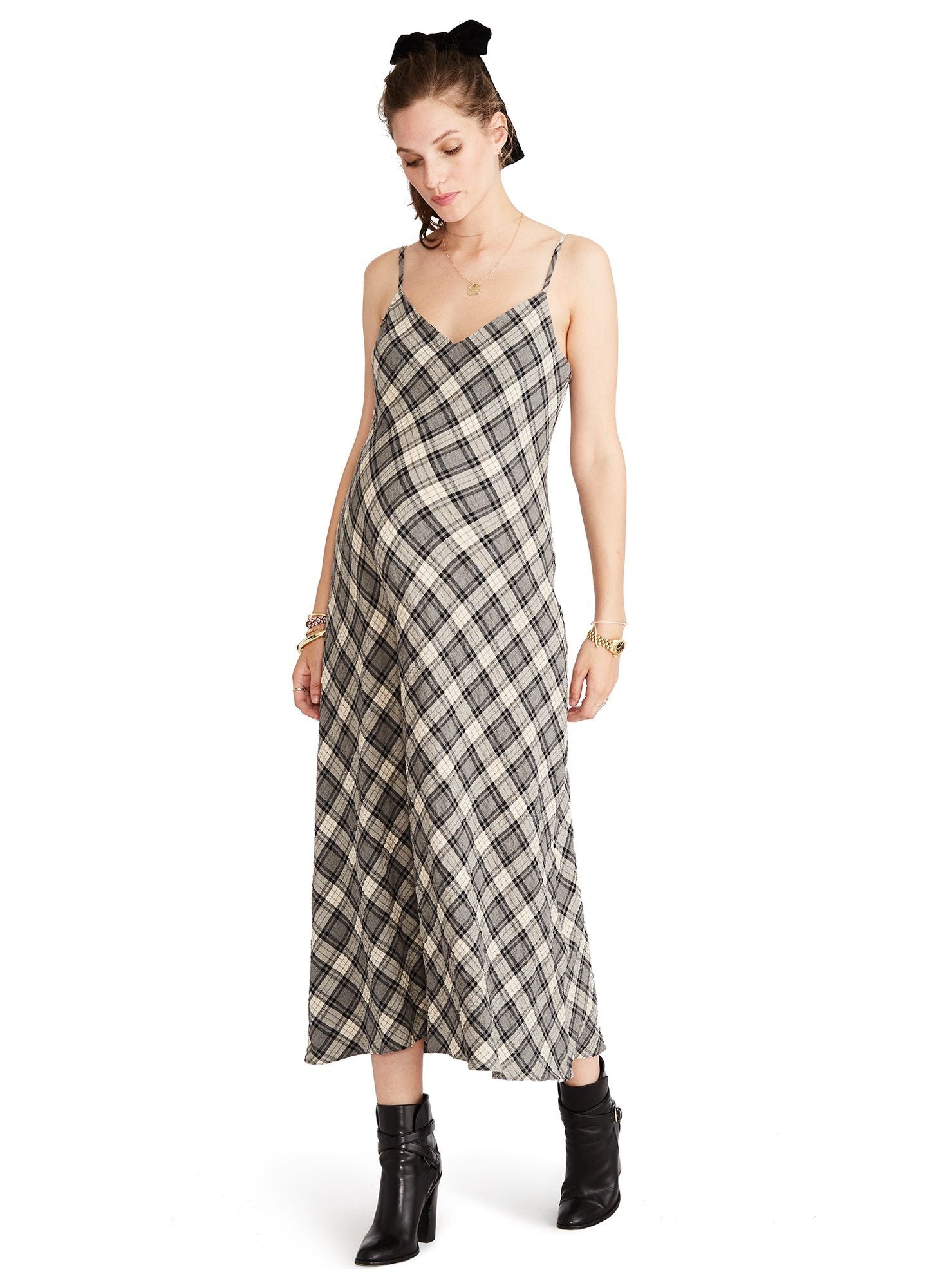 The Ricky Slip Dress - Chic Plaid Slip Dress | HATCH Collection – HATCH ...