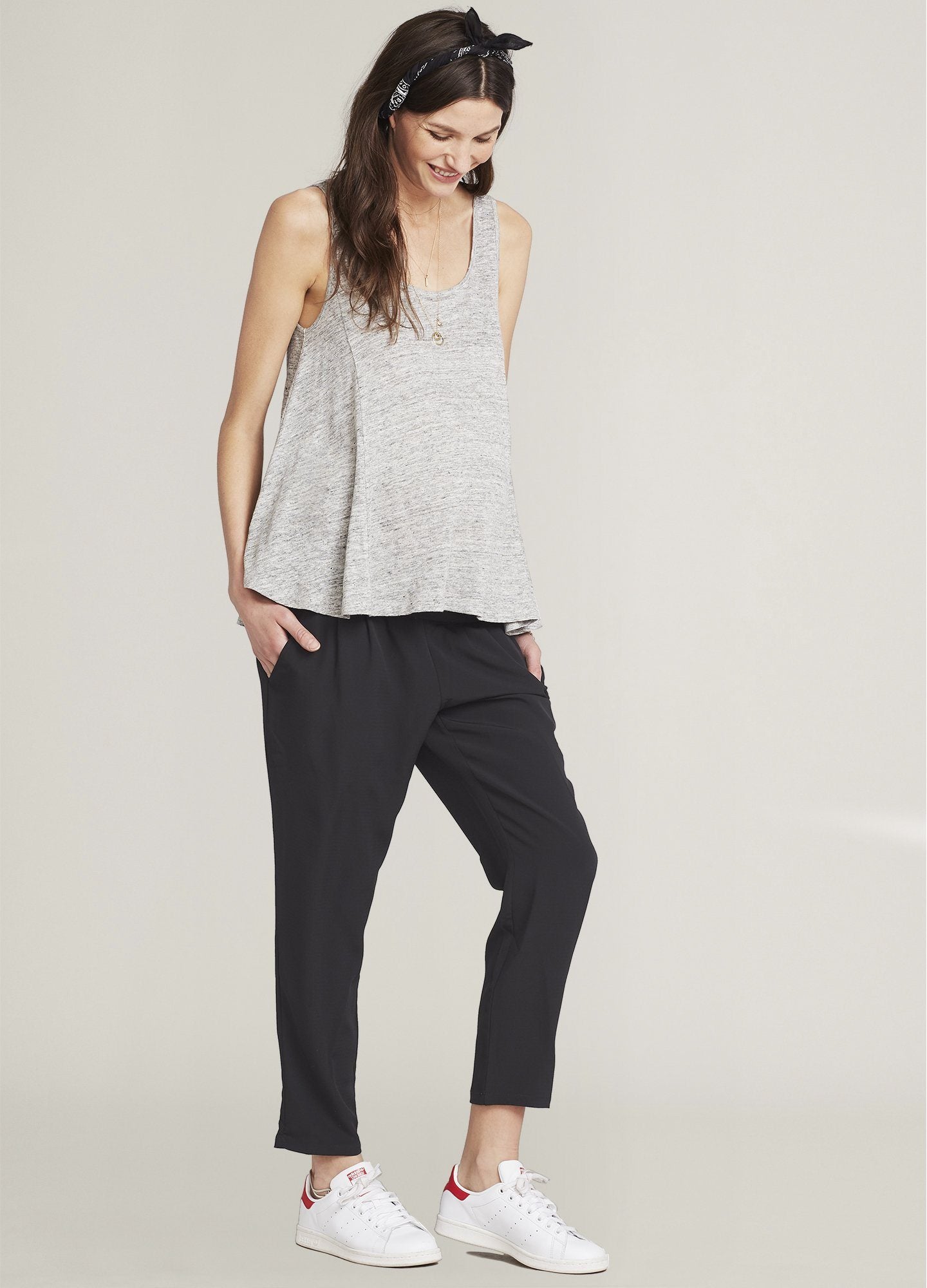 Linen Swing Tank - Chic Maternity Top | HATCH Collection – HATCH Collection