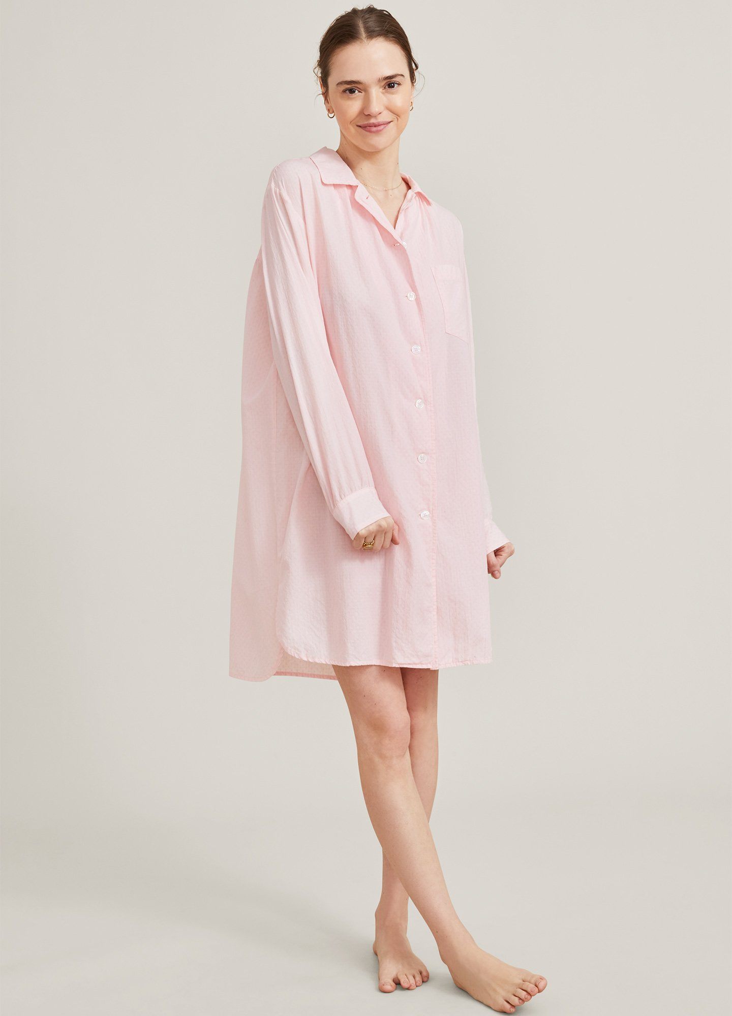 The Organic Cotton Sleep Shirt - Luxe Maternity Sleepwear | HATCH ...