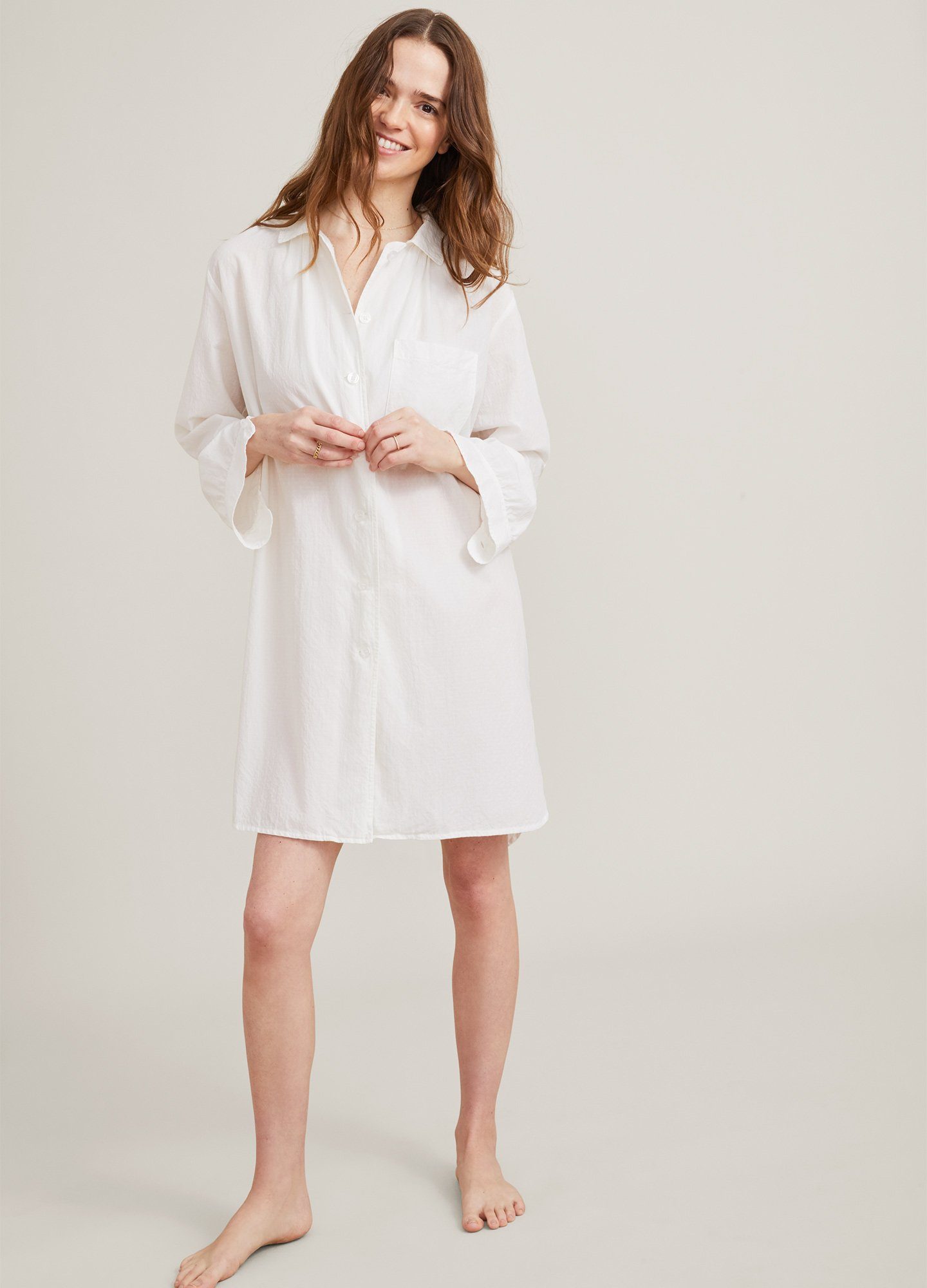 The Organic Cotton Sleep Shirt - Luxe Maternity Sleepwear | HATCH ...