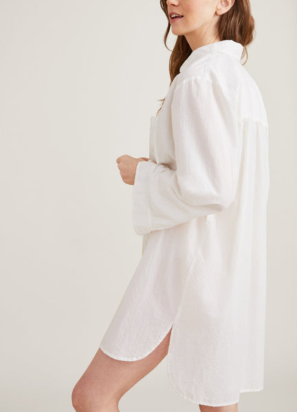 The Organic Cotton Sleep Shirt Luxe Maternity Sleepwear Hatch Collection Hatch Collection