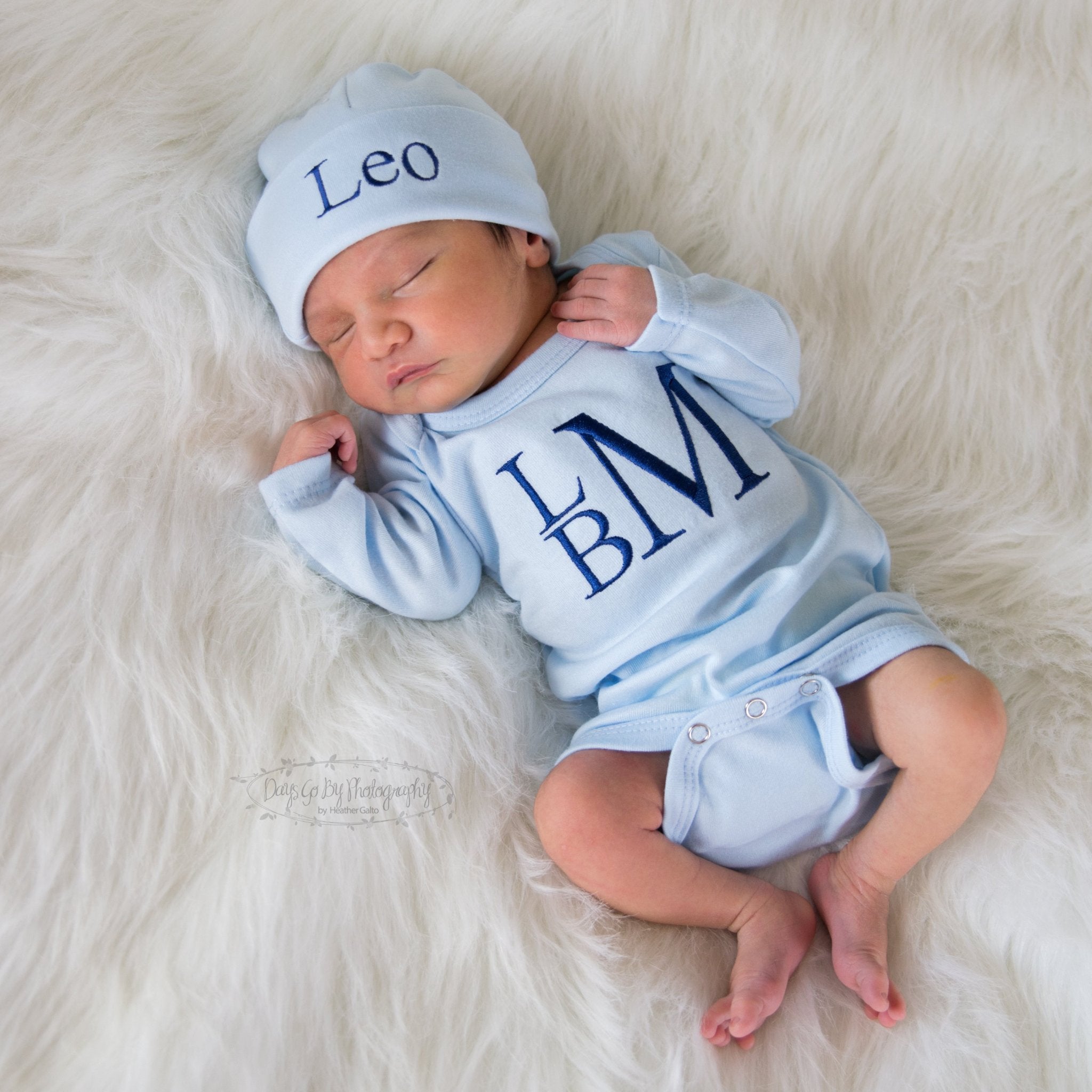 baby blue coming home outfit