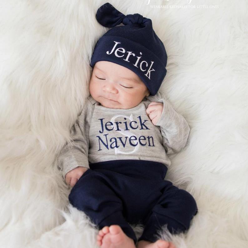 Personalized Baby Boy Coming Home 