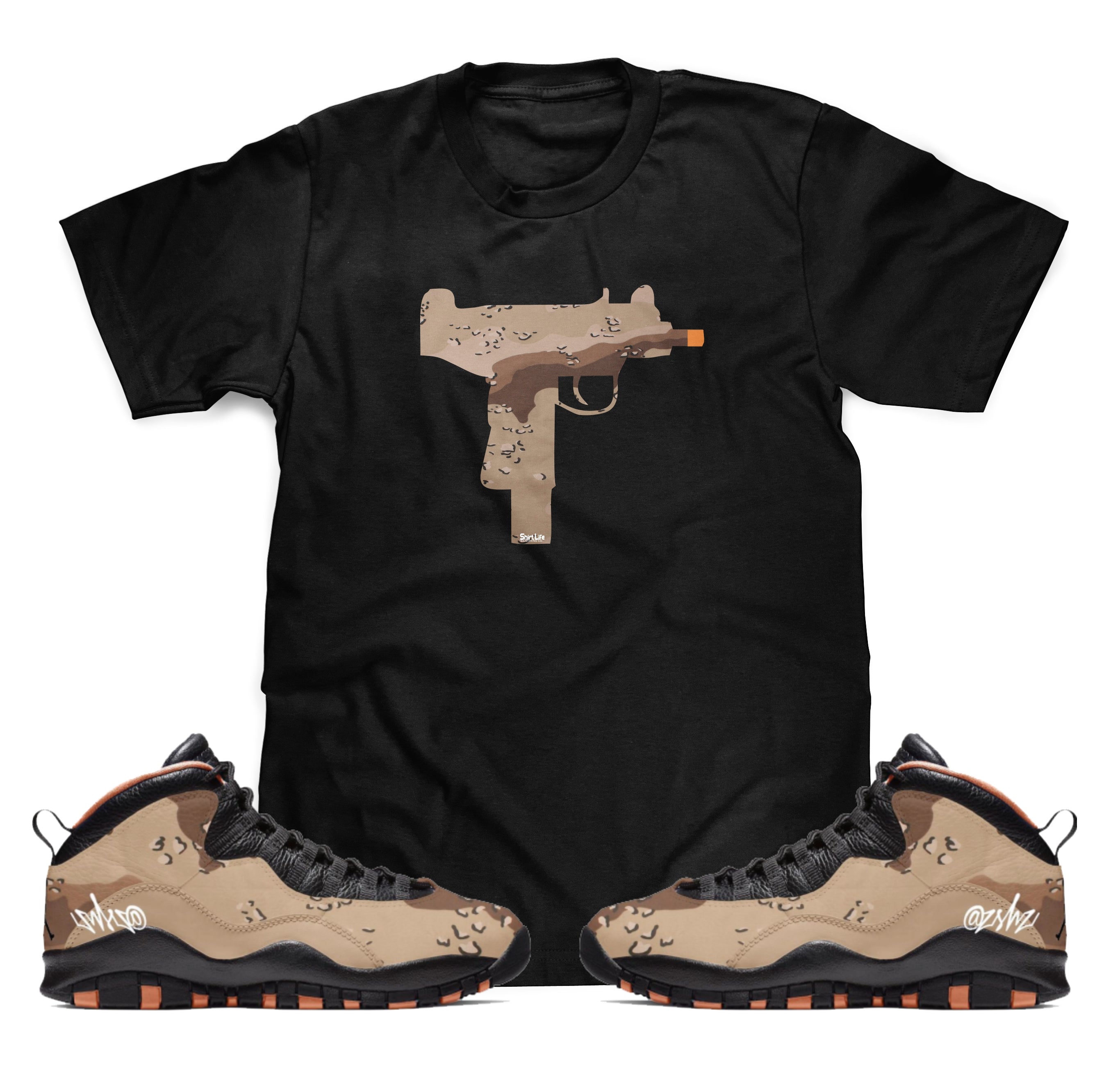 UZI Camo Tee To Match Air Jordan Retro 