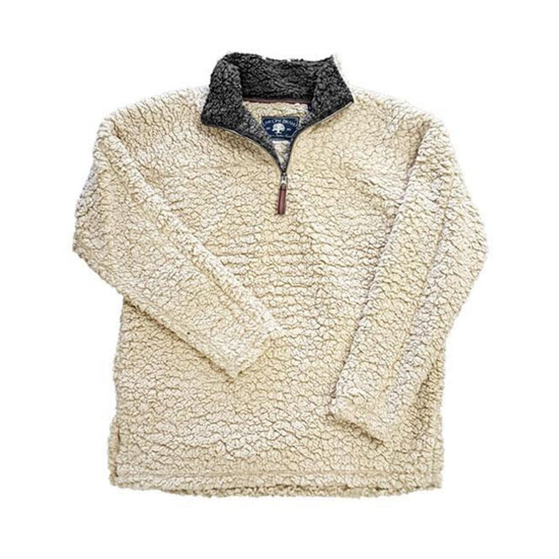 oatmeal sherpa pullover