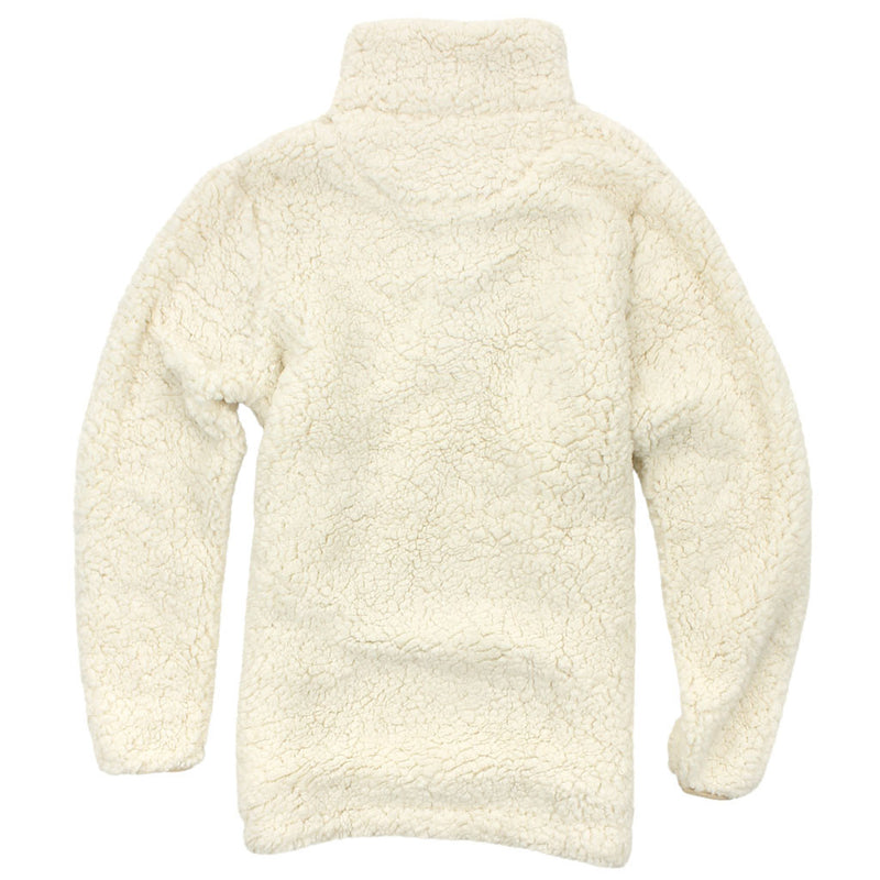 Everest Clothing Sherpa Snap Pullover in Ivory | Ultra-Fast Shipping ...
