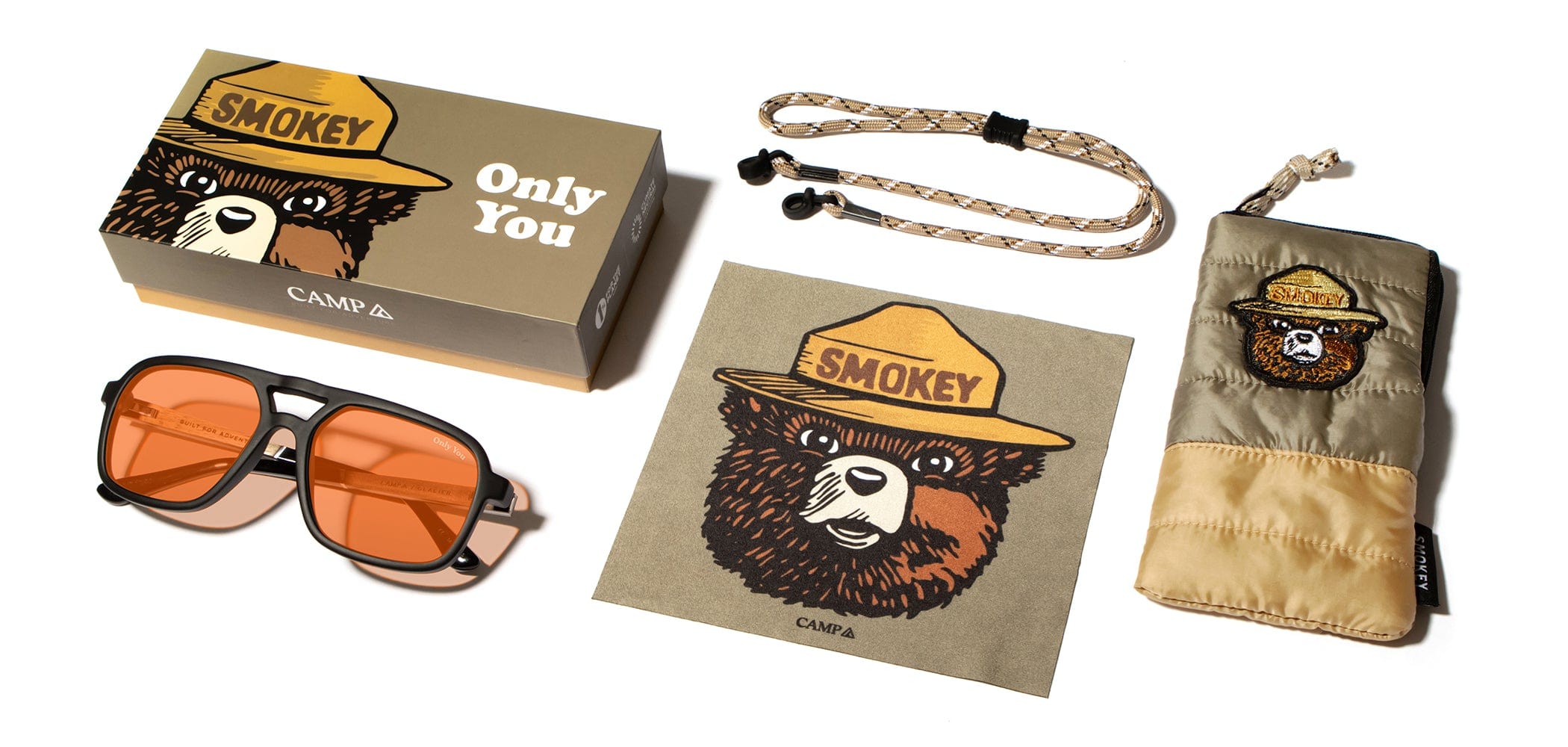 CAMP Glacier Sunglasses - Smokey Bear Edition