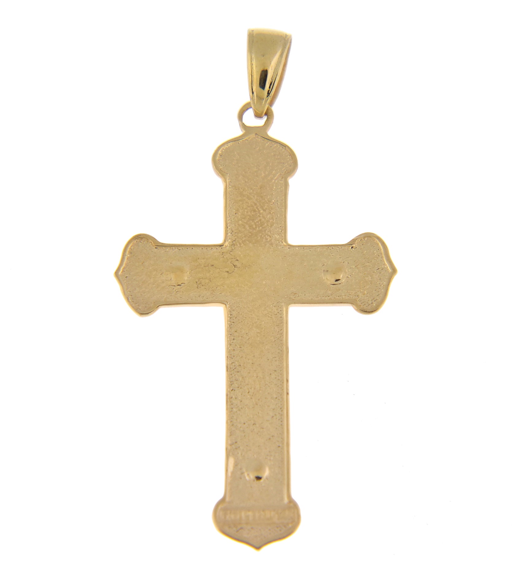 14k Yellow Gold Cross Crucifix Pendant Charm – CKL INTERNATIONAL