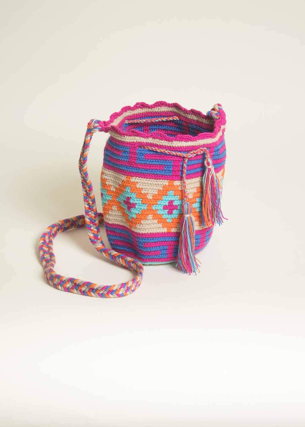 Small Wayuu Mochila Bag - Piezas