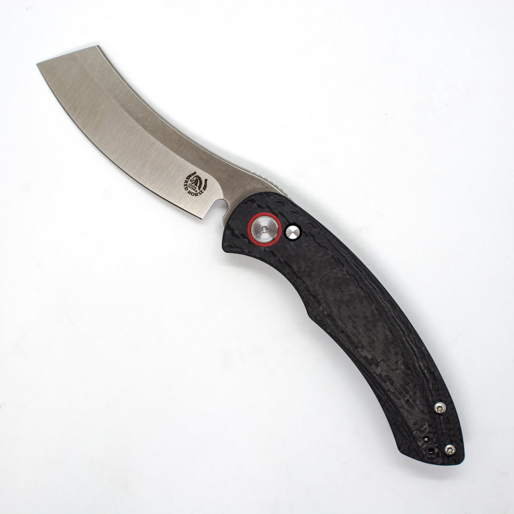 Razor Series Carbon Fiber Handle – Red Horse Knife