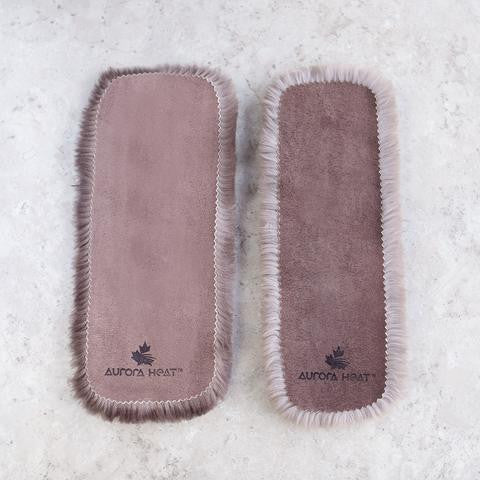 Ultra Hand Warmers come in size small and large. The right size for you depends on the size of mittens you wear.