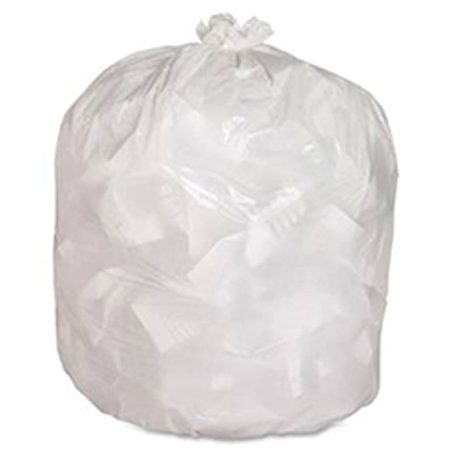 Genuine Joe Heavy-Duty Tall Kitchen Trash Bags 13 Gal - White